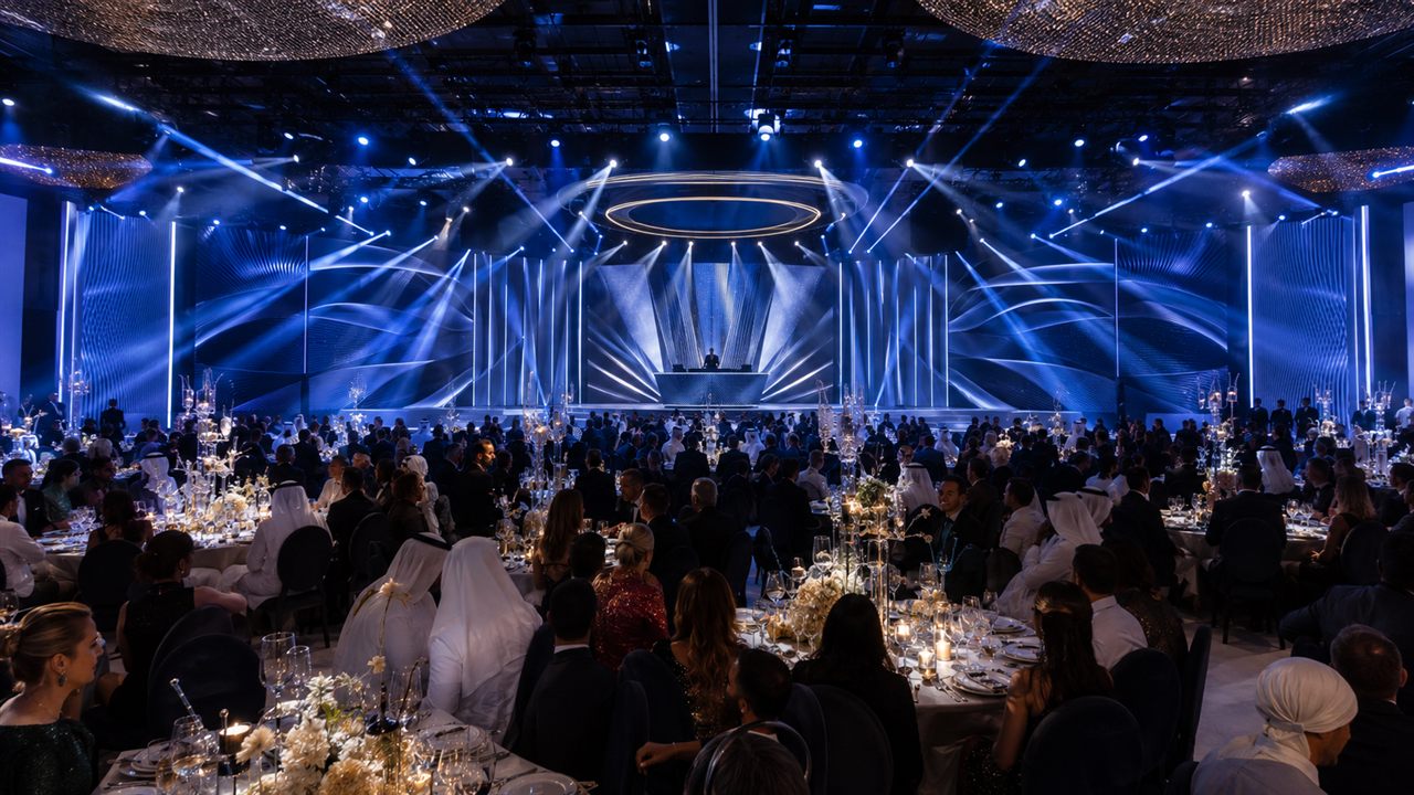 Glamorous awards ceremony