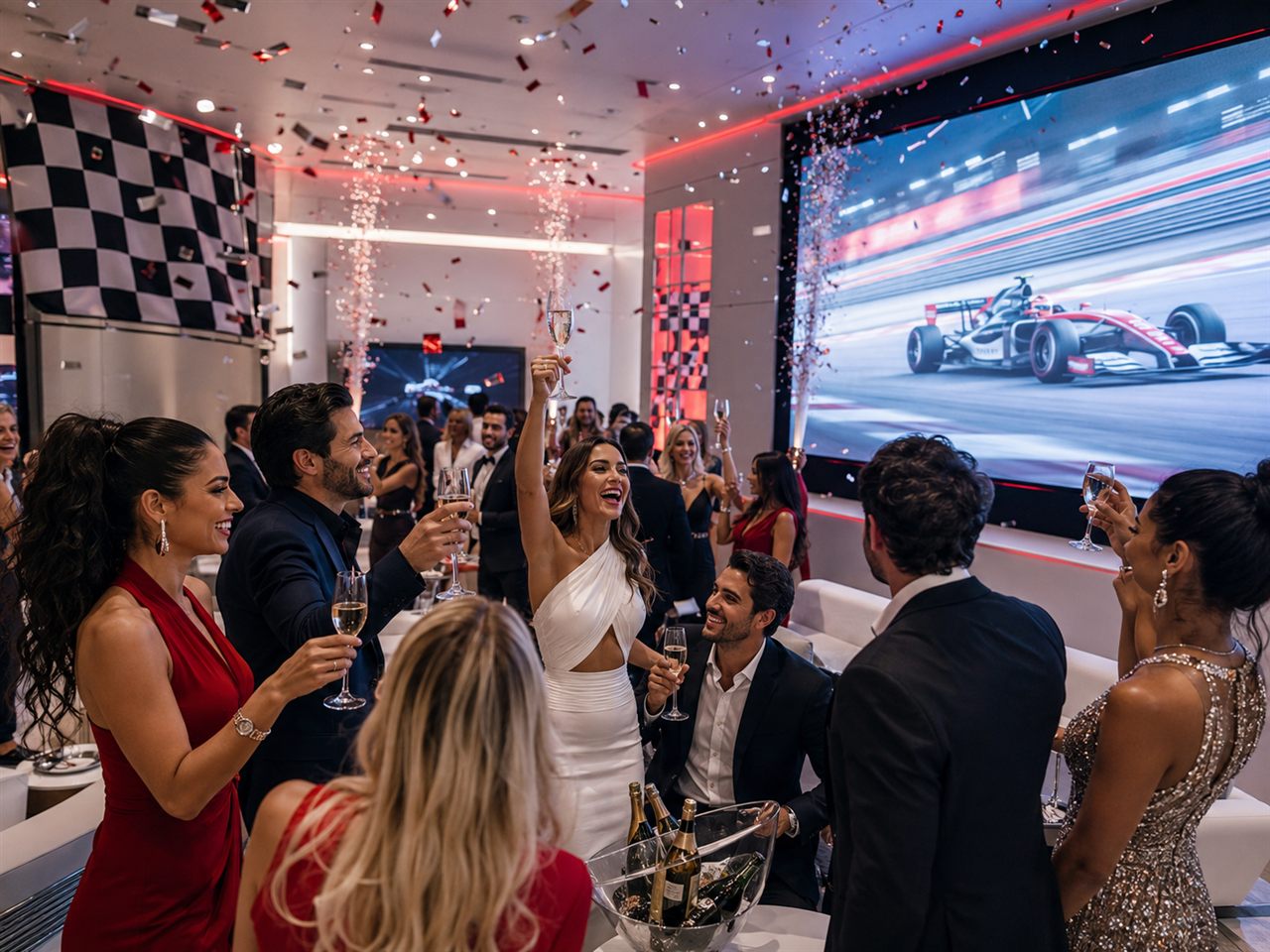 Race event VIP lounge